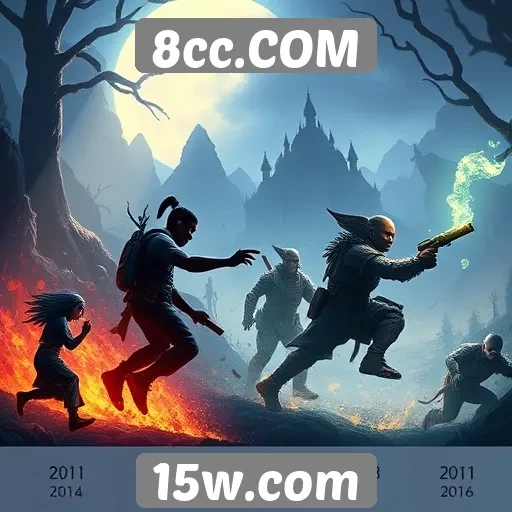 Evolução da biblioteca de jogos disponíveis no 8cc.COM