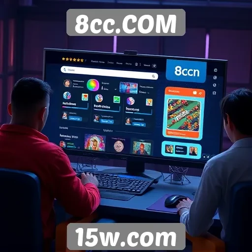 Análise da interface do usuário em 8cc.COM